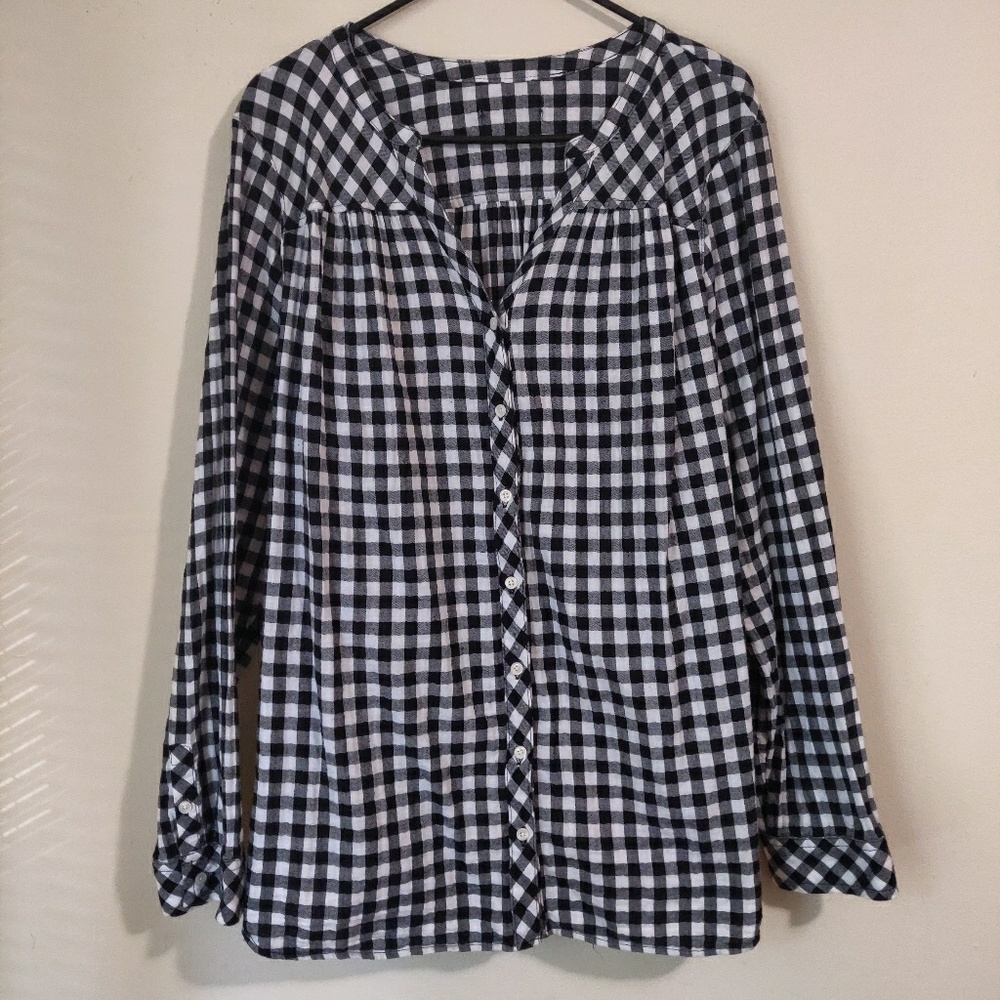 Women's Plaid Blouse